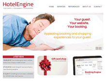 Tablet Screenshot of hotelengine.eu